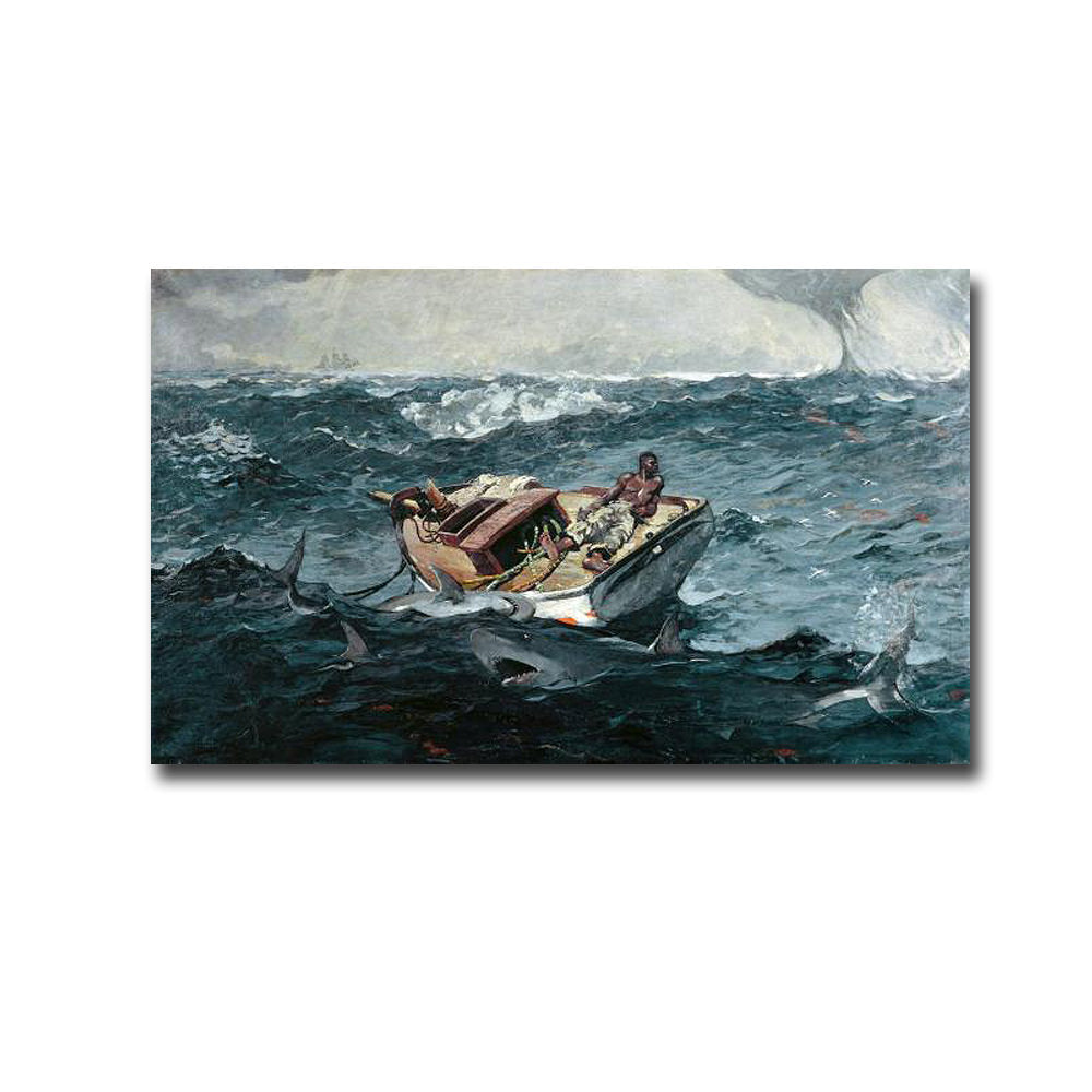 Artistic Home Gallery 2440786BG Gulf Stream by Winslow Homer Premium G