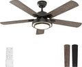 52 Inch Ceiling Fan With Light Remote Control Dimmable LED