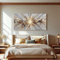 Contemporary Canvas Wall Art 20x40Inches White Brown