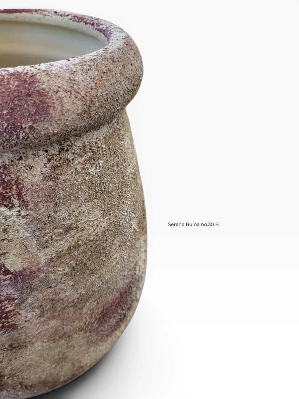 Ruina Serena no.30 -  Hand finished Ceramic jar-13